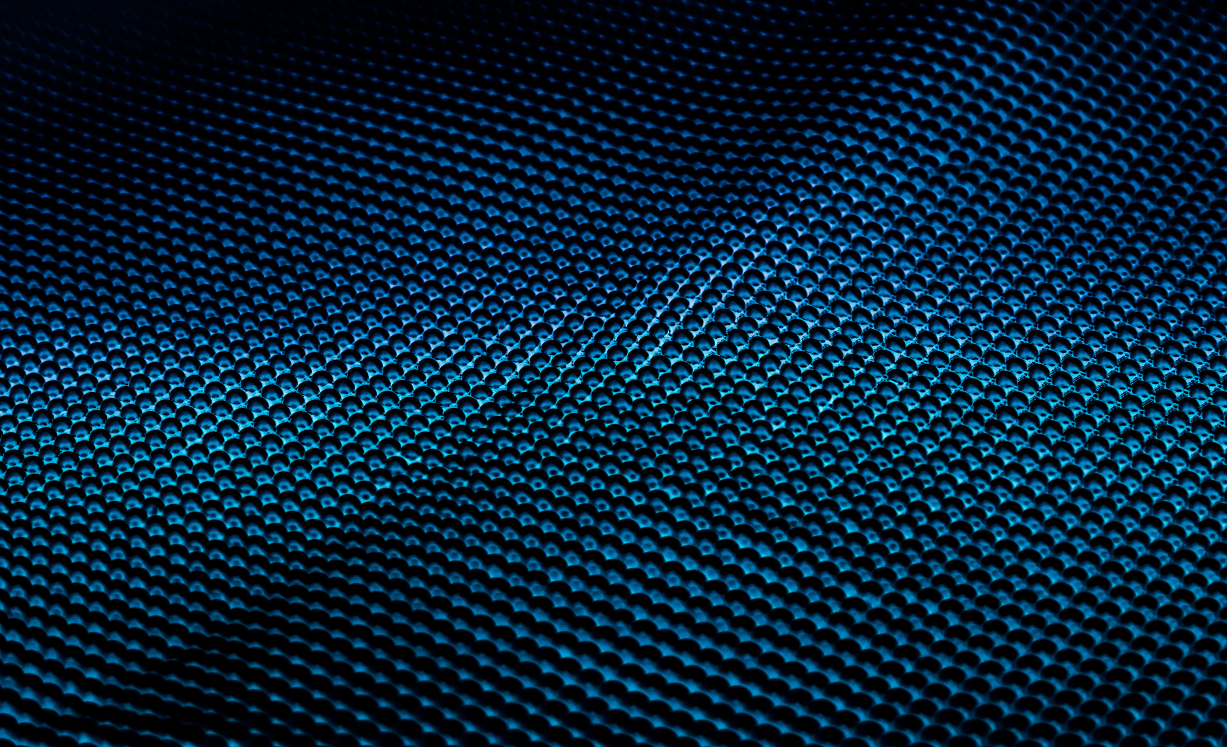 Blue Metallic Abstract Background, Futuristic Surface and High Tech Material